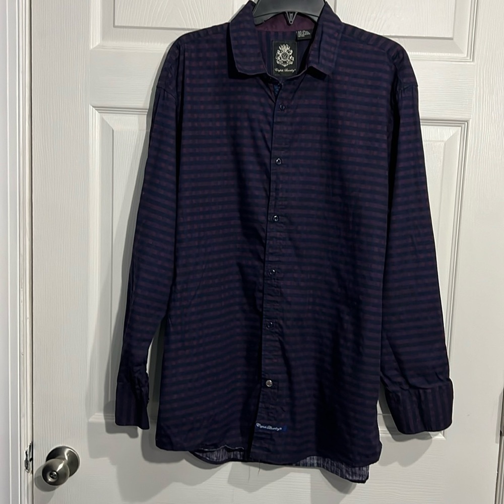 English Laundry ~ Men’s button down shirt - multicolored plaid ~ Size XL